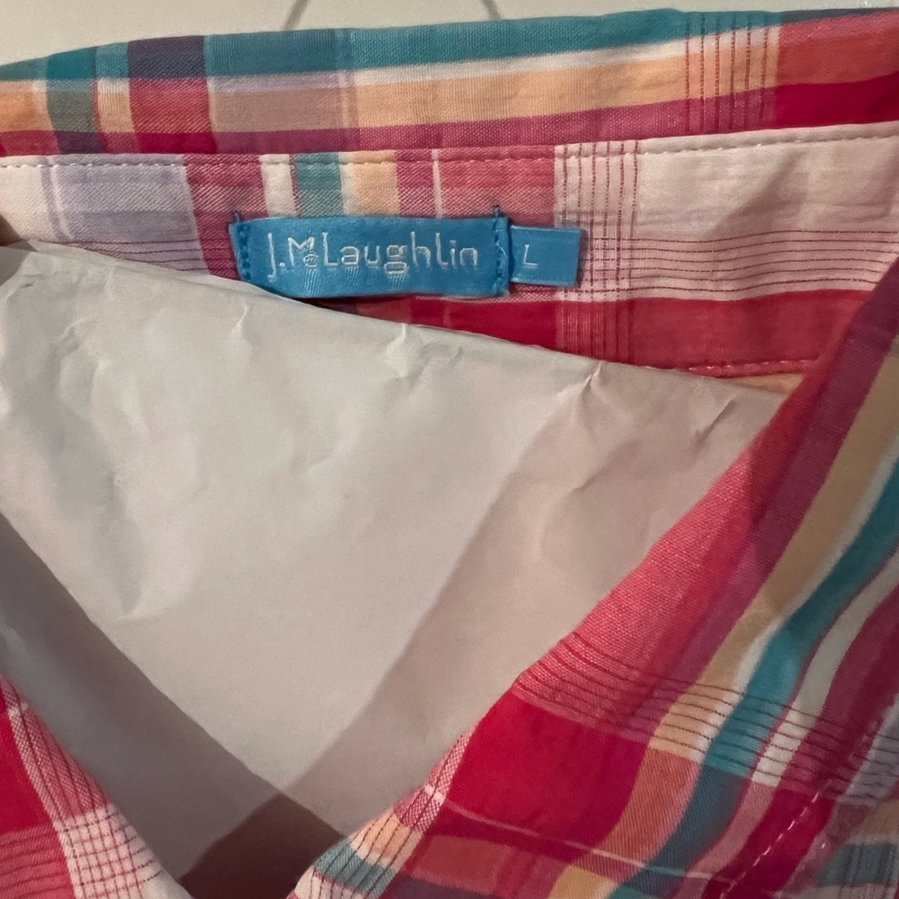 J. Mclaughlin Plaid Button-Down Blouse - image 4
